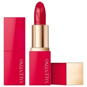 Valentino Rosso Satin Finish Cream Lipstick 22R- mini- new in box- .07 oz